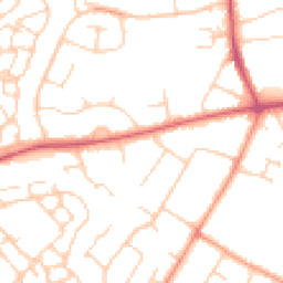 Daytime road noise heatmap for OX11 0AE