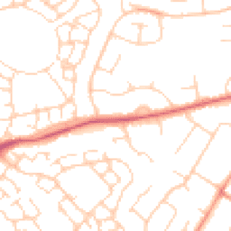 Daytime road noise heatmap for OX11 0AH