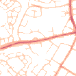 Daytime road noise heatmap for OX11 0AJ