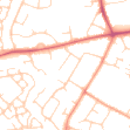 Daytime road noise heatmap for OX11 0AL