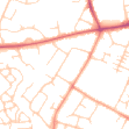 Daytime road noise heatmap for OX11 0AN