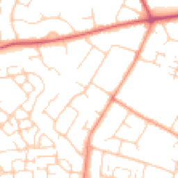 Daytime road noise heatmap for OX11 0AP
