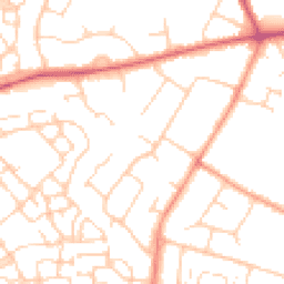 Daytime road noise heatmap for OX11 0AR
