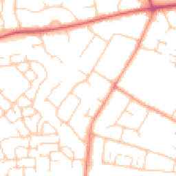 Daytime road noise heatmap for OX11 0AS