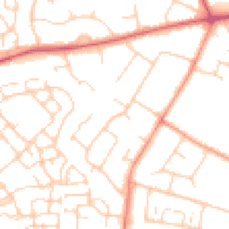 Daytime road noise heatmap for OX11 0AT