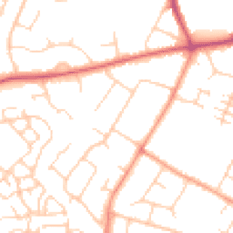 Daytime road noise heatmap for OX11 0AW
