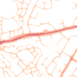 Daytime road noise heatmap for OX11 0BH
