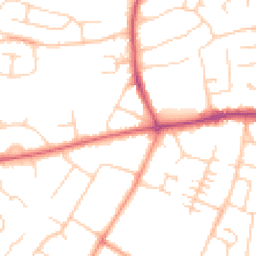 Daytime road noise heatmap for OX11 0BP