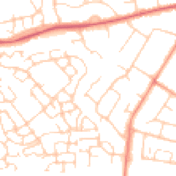 Daytime road noise heatmap for OX11 0BQ