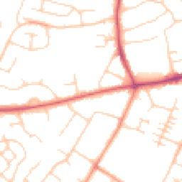 Daytime road noise heatmap for OX11 0BT