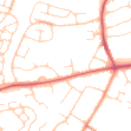 Daytime road noise heatmap for OX11 0BX