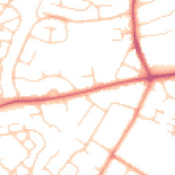 Daytime road noise heatmap for OX11 0BY