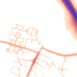 Daytime road noise heatmap for OX11 0EB