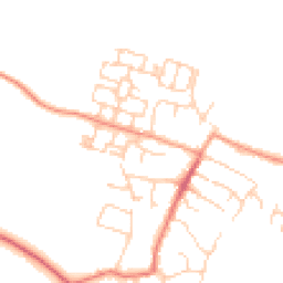 Daytime road noise heatmap for OX11 0EF