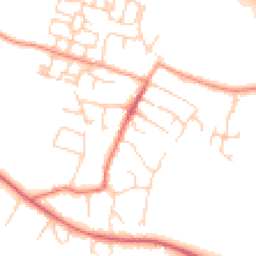 Daytime road noise heatmap for OX11 0ET