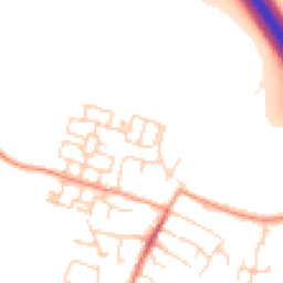 Daytime road noise heatmap for OX11 0FZ