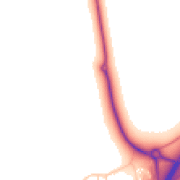 Daytime road noise heatmap for OX11 0GN