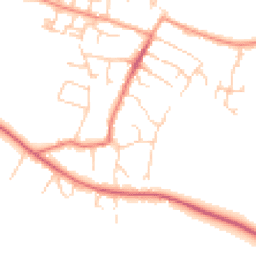 Daytime road noise heatmap for OX11 0HE