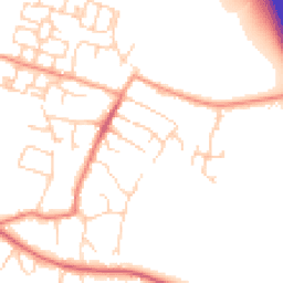 Daytime road noise heatmap for OX11 0HG