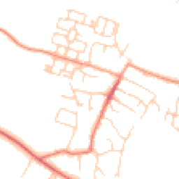 Daytime road noise heatmap for OX11 0HP