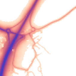 Daytime road noise heatmap for OX11 0HW