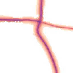 Daytime road noise heatmap for OX11 0JS