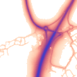 Daytime road noise heatmap for OX11 0PG
