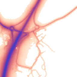 Daytime road noise heatmap for OX11 0SJ