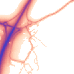 Daytime road noise heatmap for OX11 0SL