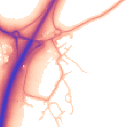 Daytime road noise heatmap for OX11 0SU