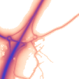 Daytime road noise heatmap for OX11 0SY