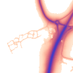 Daytime road noise heatmap for OX11 0TT