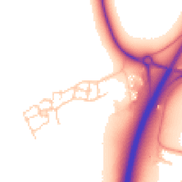 Daytime road noise heatmap for OX11 0TU