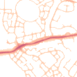 Daytime road noise heatmap for OX11 6DA