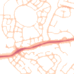 Daytime road noise heatmap for OX11 6DG
