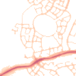Daytime road noise heatmap for OX11 6ET