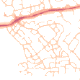 Daytime road noise heatmap for OX11 6FR