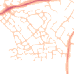 Daytime road noise heatmap for OX11 6GG