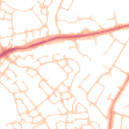 Daytime road noise heatmap for OX11 6GQ