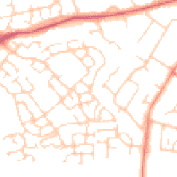Daytime road noise heatmap for OX11 6GT