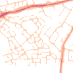 Daytime road noise heatmap for OX11 6GX