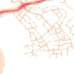Daytime road noise heatmap for OX11 6HH