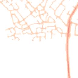 Daytime road noise heatmap for OX11 6HY
