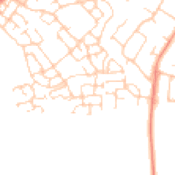 Daytime road noise heatmap for OX11 6JB