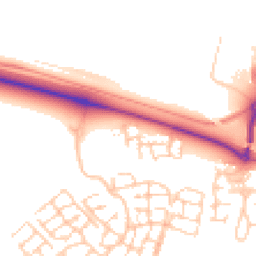Daytime road noise heatmap for OX11 6JR