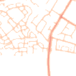 Daytime road noise heatmap for OX11 6JW