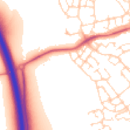 Daytime road noise heatmap for OX11 6JY