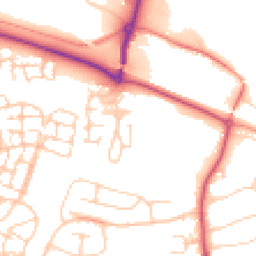 Daytime road noise heatmap for OX11 7BG
