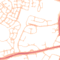Daytime road noise heatmap for OX11 7BX