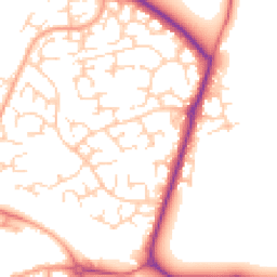 Daytime road noise heatmap for OX11 7QP